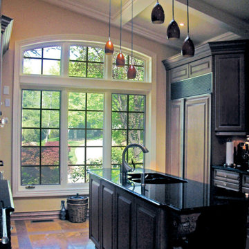 Segmented Arch Top Windows with Electronic Glass