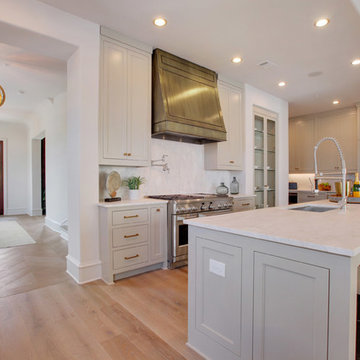 Custom brass vent hood