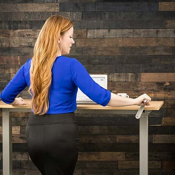 Hand Crank Adjustable Height Standing Desks