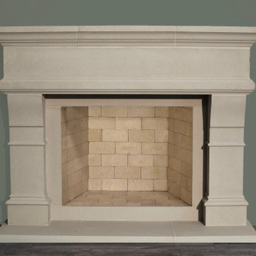 Transitional Fireplace Mantel Styles