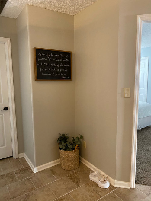 awkward empty kitchen corner