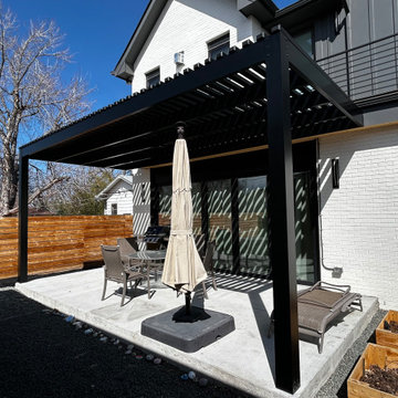 Modern Lattice Patio Cover