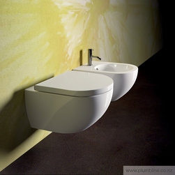 Sfera 54 Wall Hung Toilet With Standard Seat - Toilets
