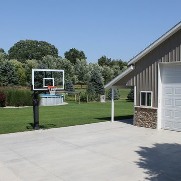 Brian D's Pro Dunk Platinum Basketball System on a 34x38 in Hamilton, MI