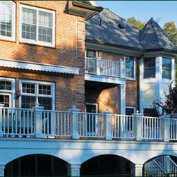 Cellular PVC Upper Deck Railing - Outdoor Grills