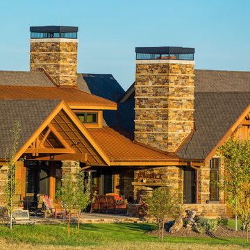 Weathering Steel Standing Seam Roof