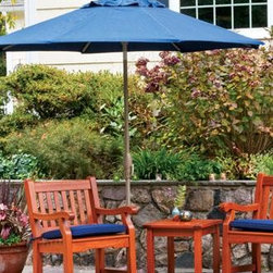 9' Auto Tilt Umbrella - Outdoor Umbrellas