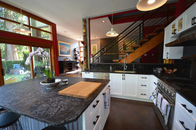 Inspiration for a coastal kitchen remodel in Vancouver