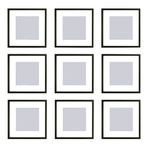 Steel Squares Wall Decor Black Contemporary Wall Sculptures By Buildcom
