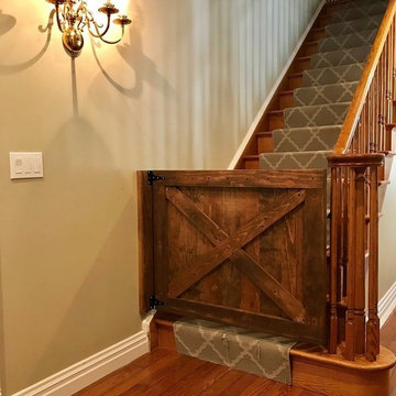 Staircase Barn Door Gate