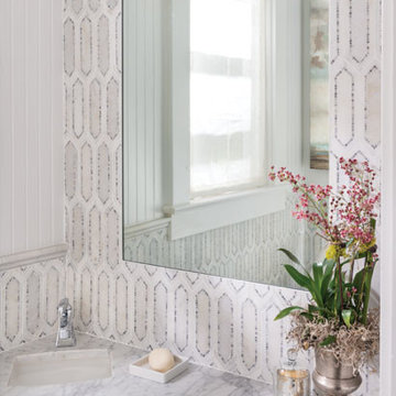 Stretched Hexagon Wall Mosaic