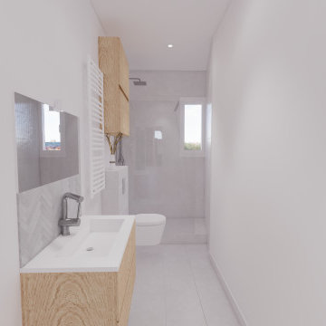 Appartement n°1 - Division d'un appartement en 2 locations saisonnières