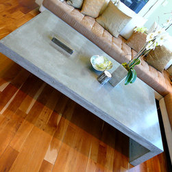 Concrete Ledge Modern Cocktail Table - Products