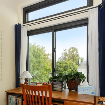 Charming Room with New Black Windows - Renewal by Andersen Bay Area, San Francis