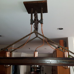 Rustic Chandelier - Kitchen Island Lighting