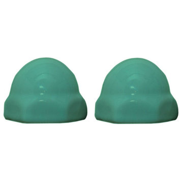 American Standard Replacement Ceramic Toilet Bolt Cap, Set of 2, Ming Green
