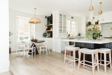 Inspiration for a coastal home design remodel in San Diego
