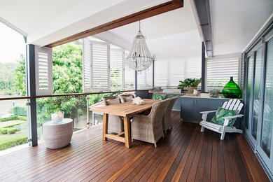 Home design - tropical home design idea in Dallas