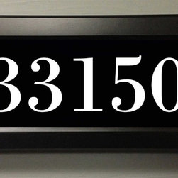Address LED  - illuminated house numbers - House Numbers