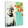 "Buddha Ii" By Linda Woods, Giclee Print On Gallery Wrap Canvas, Ready To Hang