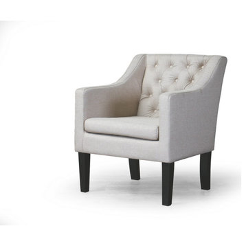 Brittany Club Chair, Beige