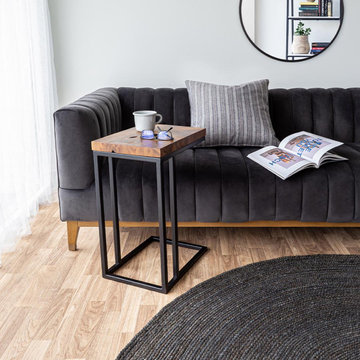 Elliot Sofa – Smoke Grey Velvet