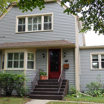 Evanston, IL Vinyl Siding by Mastic Colonial Exterior Remodel