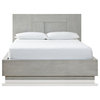 Modus Destination King Panel Bed in Cotton Grey
