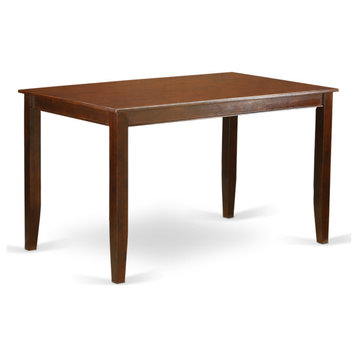 Dudley Rectangular Counter Height Dining Table 36"x60" In Mahogany Finish