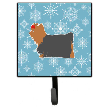 Winter Snowflake Yorkshire Terrier Yorkie Leash Or Key Holder Bb3534Sh4