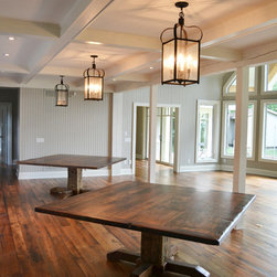 Reclaimed Wood (Sqaure) Pedestal Table - Products