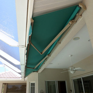 Awnings by the pool