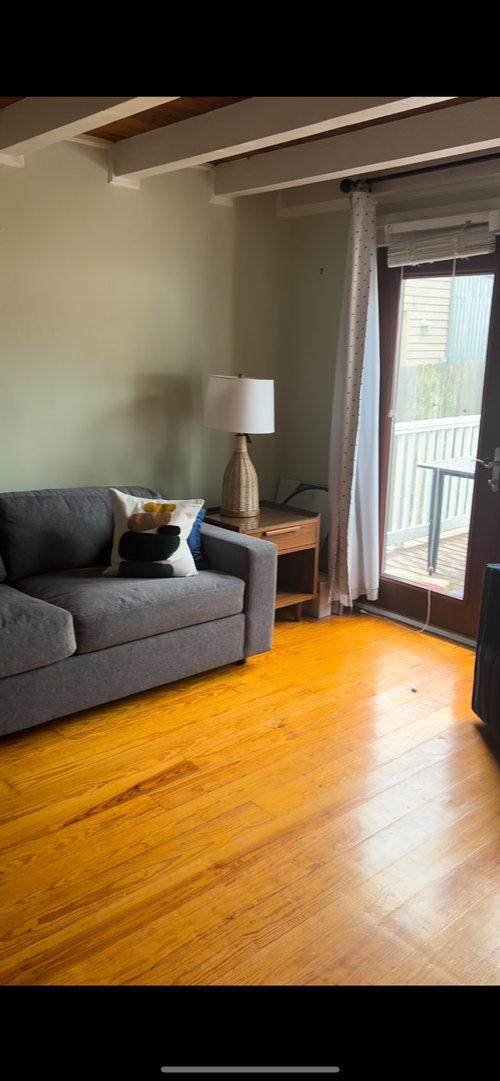 Paint colors for orange wood floors