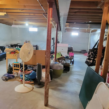 Basement Finish with Full bathroom addition and Office