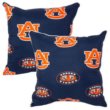 Auburn Tigers 16"x16" Decorative Pillow, Includes 2 Decorative Pillows