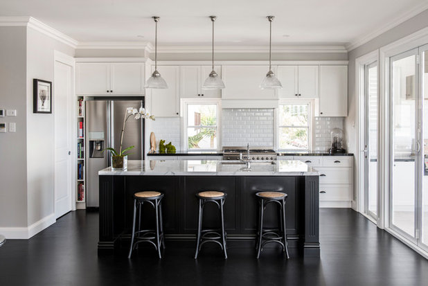 Transitional Kitchen by A & T Cabinet Makers