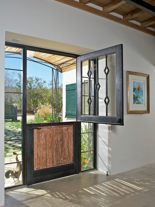 Fotos de entradas Diseños de entradas de estilo de casa de campo con