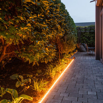 Gartenbeleuchtung 3.0 - Beispiel eines Hausgartens mit Naturpool