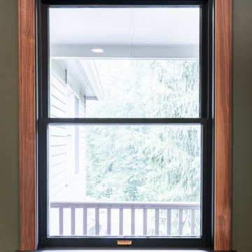 Walnut Built In Cabinetry
