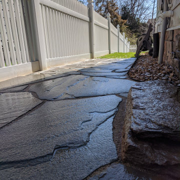Partial Bluestone Flagstone Walkway - To Be Continued