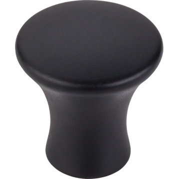 Top Knobs  -  Oculus Round Knob Small 7/8" - Flat Black