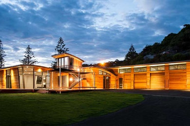 This is an example of a modern home design in Christchurch.