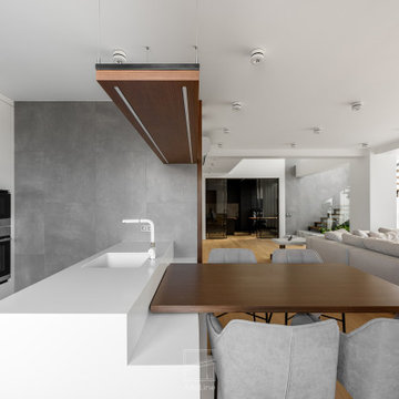 Penthouse interior design "CUBE-33"