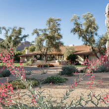 Single story Hacienda or Spanish Colonial home