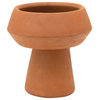 Handmade Terra-cotta Footed Vase