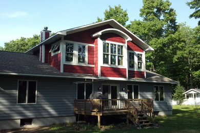 Inspiration for a scandinavian exterior home remodel in Other