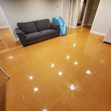 After Construction Deep Cleaning to Remove Dywall Dust Soil and Wood Chips Locat
