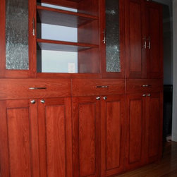 Kitchen Cabinet Unit in Red - Buffets And Sideboards