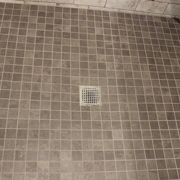 Bettendorf, IA- Bathroom Remodel With Large Tiled Shower and Unique New Tub