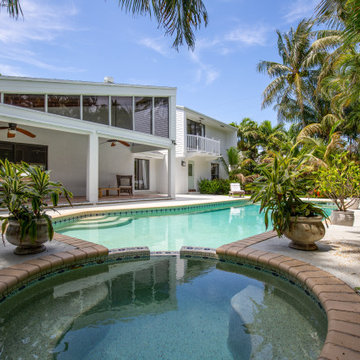 Swimming Pool, - Backyard of a Modern House - Remodeling Ideas